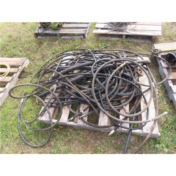 pallet of hydraulic hoses