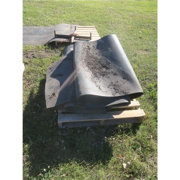 pallet of rubber matting