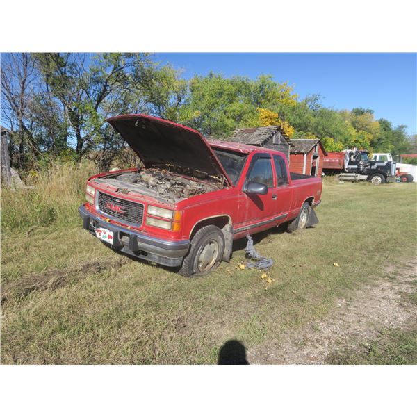 1996 gmc K/V 1500 diesel truck VIN: 2GTEK19S2T1529257 (see description)