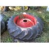 Image 2 : two tractor tires and rims 18.4-38
