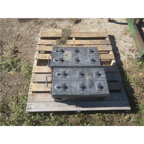 pallet of battery cores