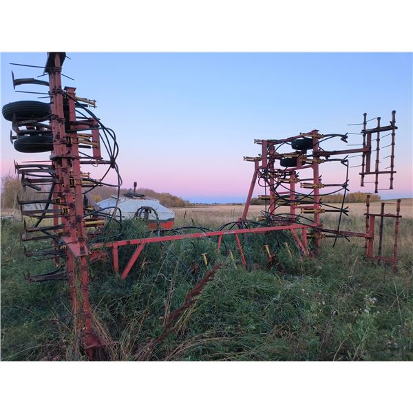 35ft Bourgault air seeder with Prasco Super Seeder 75/55