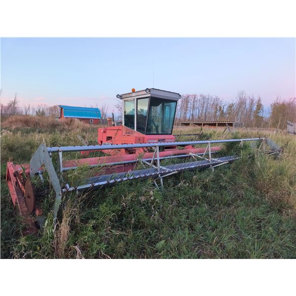 Massey Ferguson 385 self propelled swather *no keys* as-is