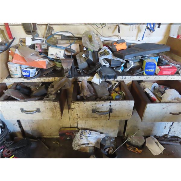 contents of shop bench (buyer is responisble to bring boxes or totes for loading)