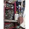 Image 5 : 2pc tool box with assorted tools and hardware