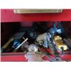 Image 7 : 2pc tool box with assorted tools and hardware