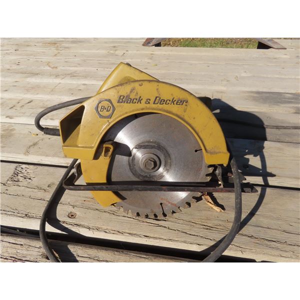B&D 7-1/4" circular saw