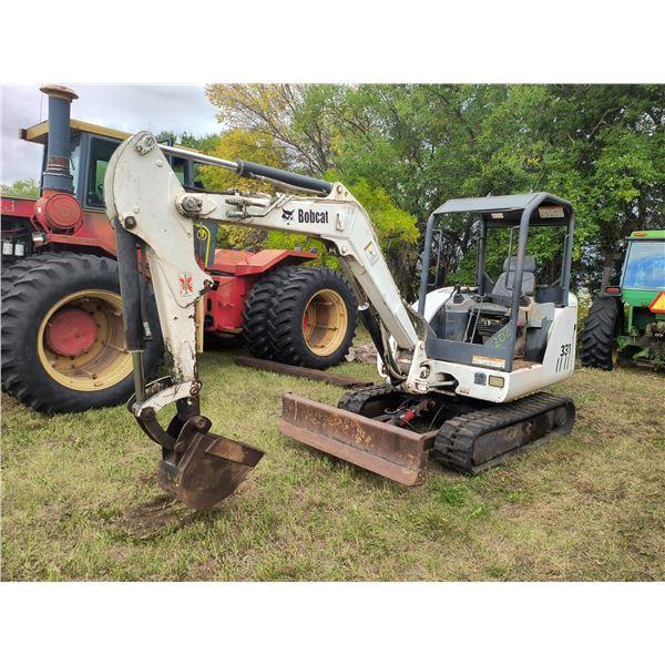 2004 Bobcat 331 compact excavator Ser: 234311603