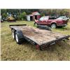 Image 5 : 2011 18ft Trailtech tandem flatdeck trailer VIN: 2CUL2TJ98B2030340
