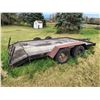 Image 2 : 12ft tandem axle flatdeck trailer - no VIN