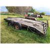 Image 4 : 12ft tandem axle flatdeck trailer - no VIN