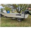 Image 7 : 14ft Lowe Aluminum boat with trailer - no VIN
