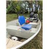 Image 8 : 14ft Lowe Aluminum boat with trailer - no VIN