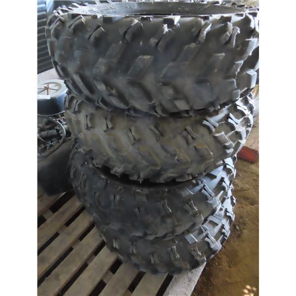 set of 4 quad tires 205-80-R12 and 255-65-R12