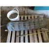 Image 1 : 4"x4" livestock fence and pail of fencing nails