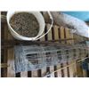 Image 3 : 4"x4" livestock fence and pail of fencing nails