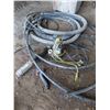Image 4 : assorted hoses, sump pump, and shallow well pump (untested)