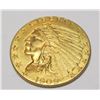 Image 1 : 1909 $2.5 Gold Indian XF-AU Grade