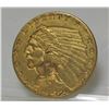 Image 1 : 1925 D $2.5 Gold Indian XF Grade