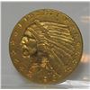 Image 1 : 1913 $2.5 Gold Indian XF AU Grade