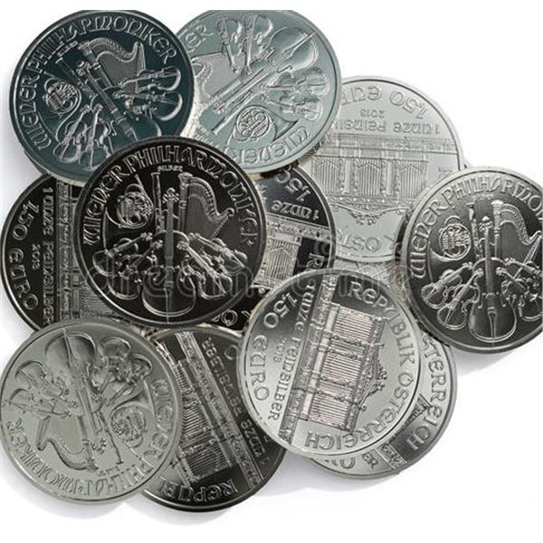 (10) Random Date Austrian Philharmonic Bullion 1oz