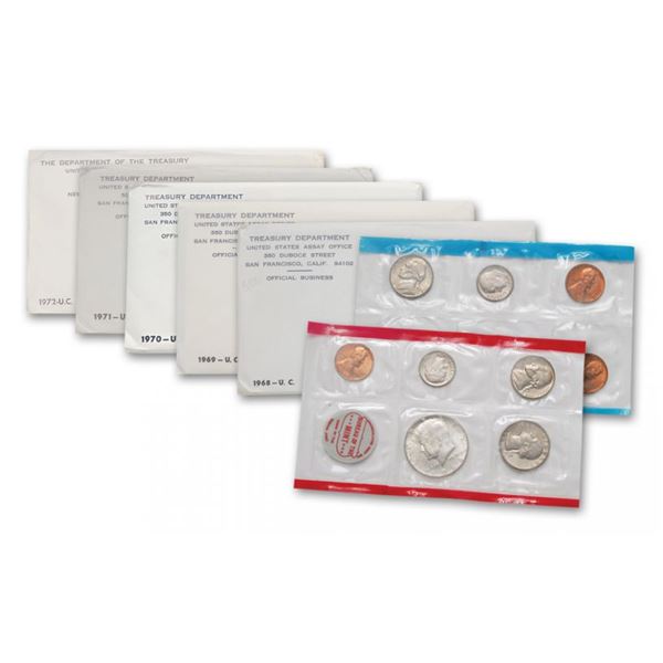 1968 thru 1972 US Mint Sets - P&D Sets