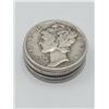 Lot of (5) Mercury Dimes
