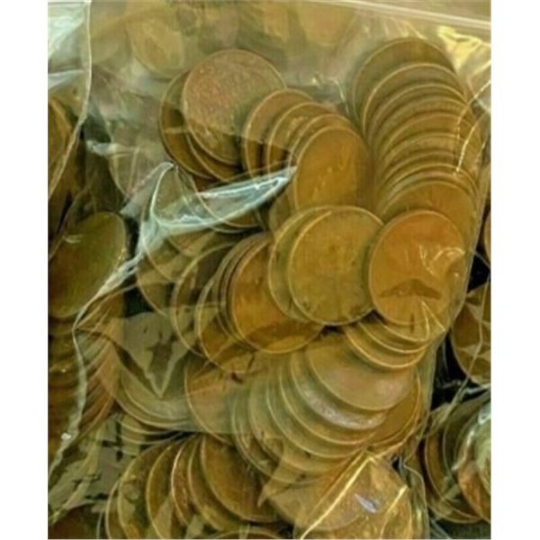 100 pcs. Lincoln Wheat Cents Unsearched
