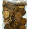 Image 1 : Bag of 100 pcs. Random Date Wheat Cents