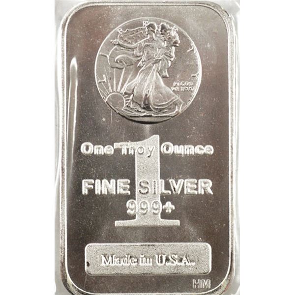 1 oz Silver Walking Liberty Bar