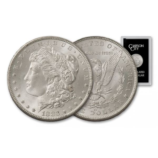 1883 Carson City GSA Morgan Silver Dollar