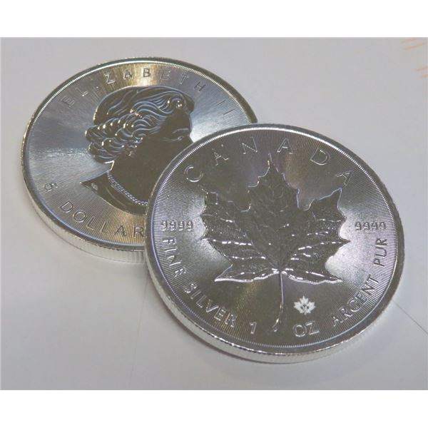 1 oz Silver Maple Leaf BUllion Coin Random Date
