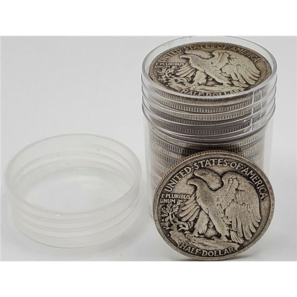(20) Random Walking Liberty Halves in Roll