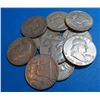 Image 1 : (10) Franklin Half Dollars- Random Dates