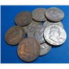 Image 1 : (10) Franklin Half Dollars- Random Dates