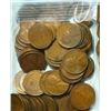 Image 1 : Bag of 100 pcs. Random Date Wheat Cents