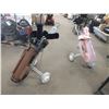 Image 1 : 2 Sets Of Golf Clubs w/ Pull Carts