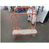 Image 1 : Orange Moving Cart On wheels