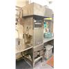 Image 2 : CMA COMMERCIAL STAINLESS STEEL COMMERCIAL CORNER WASH STATION WITH CMA SINGLE TRAY SLIDE IN DIS