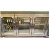 Image 2 : PERLICK C5064EUL 3 DOOR STAINLESS STEEL GLASS FRONT COMMERCIAL BACK BAR