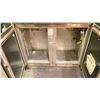 Image 2 : PERLICK C5063EUL 2 DOOR STAINLESS STEEL / BLACK FRONT COMMERCIAL BACK BAR