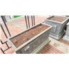 Image 2 : 22" SQUARE METAL COMMERCIAL OUTDOOR PLANTER & 39"L X 16" X 20"H RECTANGULAR METAL OUTDOOR PLANTER
