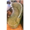 Image 1 : GREEN 4 STATION MULTI CURVED COMMERCIAL RESTAURANT BANQUETTE SEATING