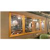 Image 1 : LARGE 3 PCS GOLD FRAMED WALL MIRRORS SET