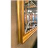 Image 2 : LARGE 3 PCS GOLD FRAMED WALL MIRRORS SET