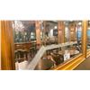 Image 3 : LARGE 3 PCS GOLD FRAMED WALL MIRRORS SET