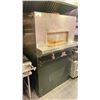 Image 2 : WOODSTONE STAINLESS STEEL GAS / STONE COMMERCIAL PIZZA OVEN WITH DIGITAL TEMPERATURE READOUT