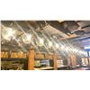 Image 2 : 31'L X 36"W X 24"H BLACK METAL COLANDER HANGING CHANDELIER