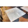 Image 3 : MARBLE TOP 36"W X 36"D X 30"H SINGLE PEDESTAL COMMERCIAL RESTAURANT TABLE