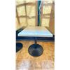 Image 2 : MARBLE TOP 30"W X 24"D X 30"H SINGLE PEDESTAL COMMERCIAL RESTAURANT TABLE
